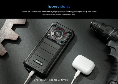 Rugged Smartphone 10600mAh 6.52" HD+ 16GB 128GB Mobile Phone Android 13MP Camera - Picture 14 of 25