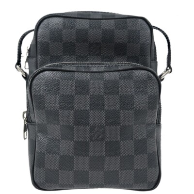 Louis Vuitton Damier Graphite Rem Shoulder Bag N41446 TH2088