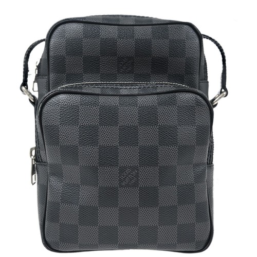 Louis Vuitton Damier Graphite Rem Shoulder Bag N41446 TH2088 XX91032