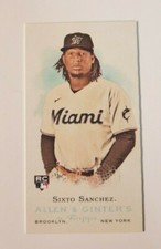 2021 Topps Allen & Ginter SIXTO SANCHEZ Rookie RC Variation Mini Card #MRD-3. rookie card picture