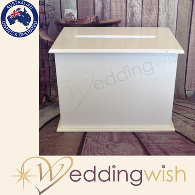 Wedding Wishing Well Large White Timber Wishing Well 646117736816