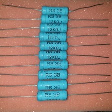 NOS DALE RS3B 12K RS-3B 4W 5  HI END MIL GRADE Audio Resistors 10pcs 
