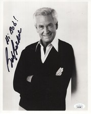 BOB BARKER HAND SIGNED 8x10 PHOTO       PRICE IS RIGHT HOST     TO BOB      JSA