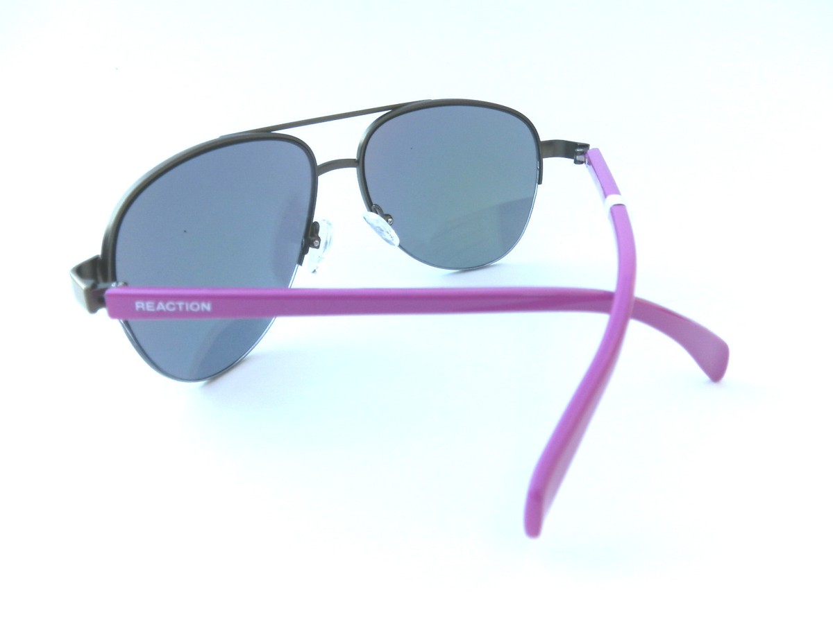 NEW women's KENNETH COLE KC 1267 pink semi rimless aviator