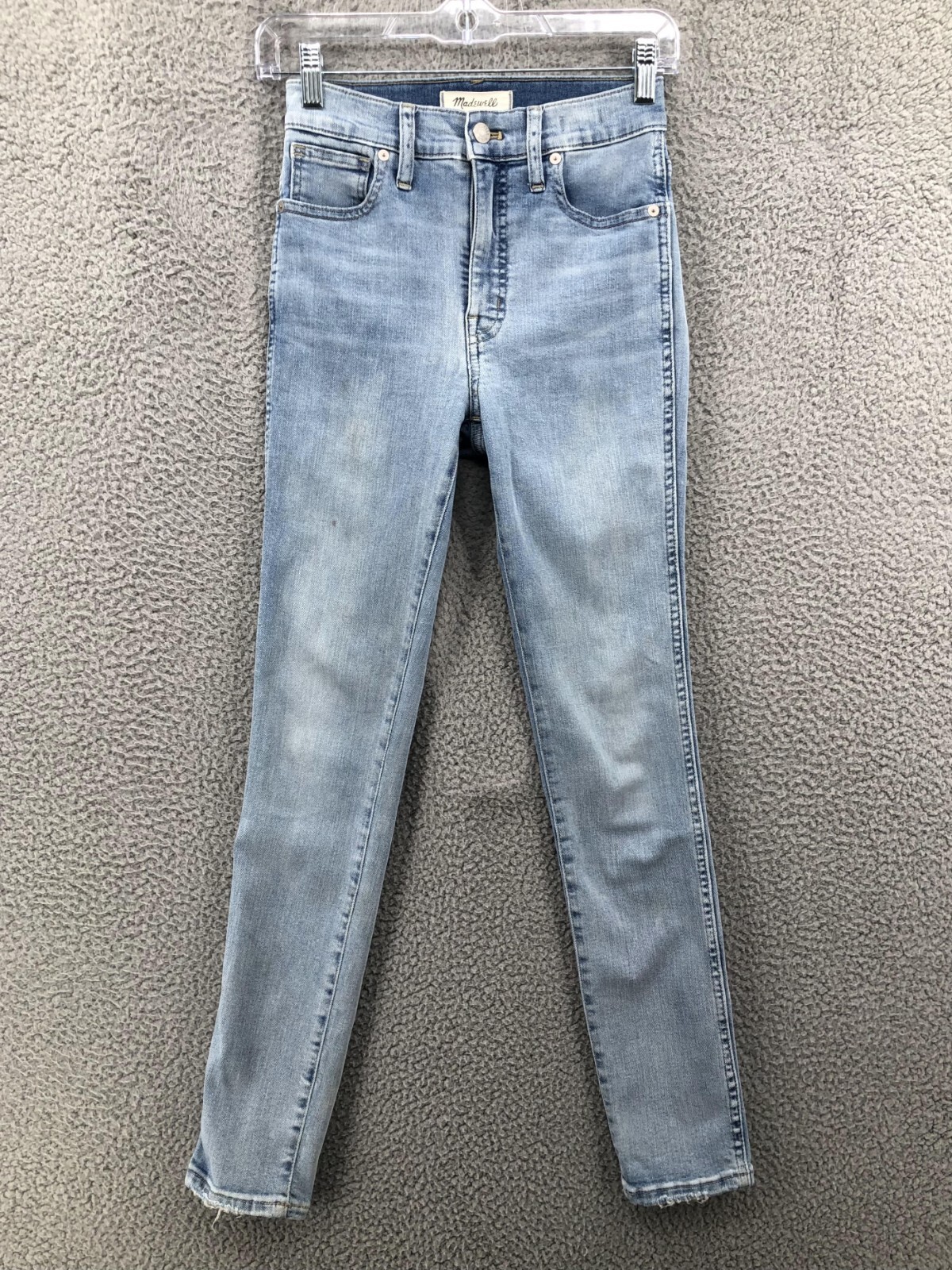 Madewell High Rise Skinny Jeans Womens Size 24 Light Wash Stretch Denim 6958 10-image