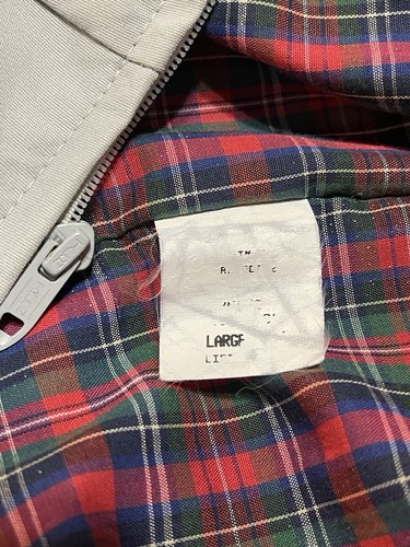 FANUC Robotics Hartwell ViaSport USA Plaid Tan Pocketed Full Zip Jacket L T5 - Picture 8 of 9