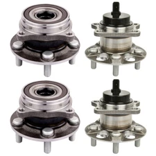 4pcs Front Rear Wheel Hub Bearings For 2010-2014 2015 Toyota Prius FWD