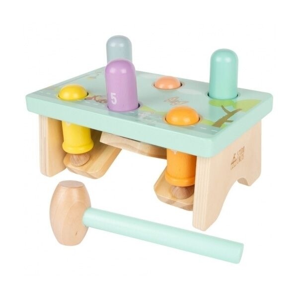 Banc à marteler Montessori en bois pour la motricité des bébés dès 12 mois