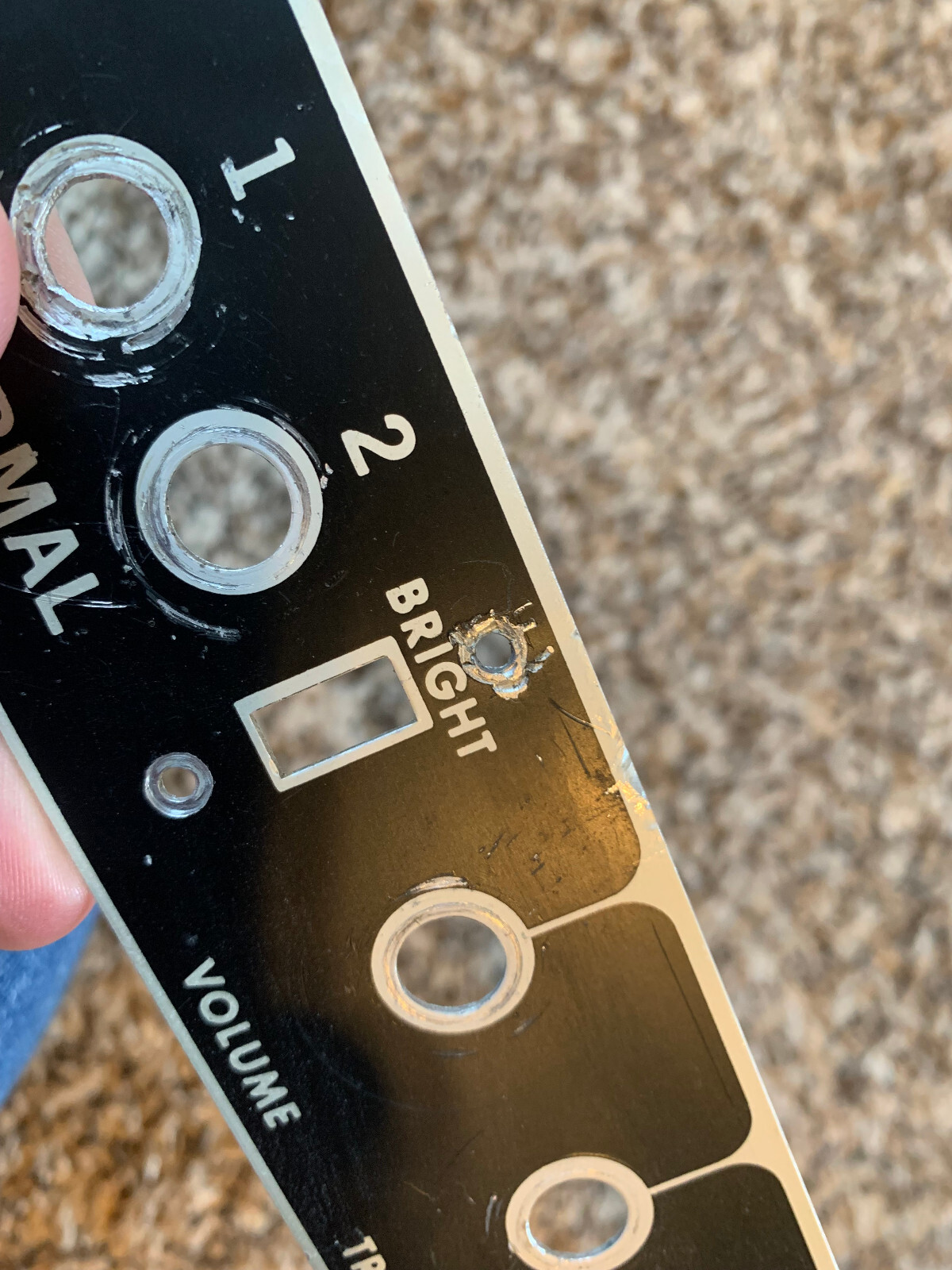 1960's Fender Dual Showman Original Blackface Amp Faceplate eBay