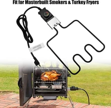 1500W Electric Smoker Grill Heating Element Replacement w/ Cord fits Masterbuilt