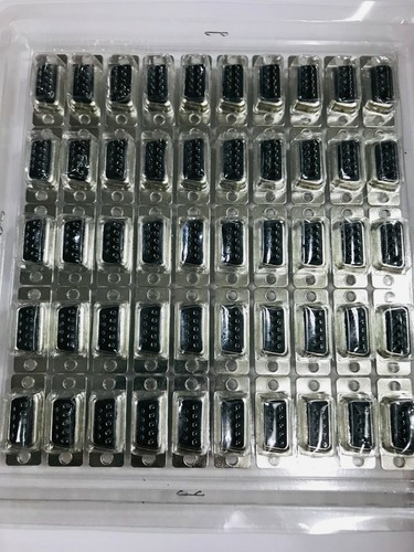 50pcs of D-Sub Connector 9POS Female Straight Solder DB9F - Picture 2 of 2
