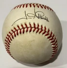 Jim Abbott Signed Autographed Official American League Baseball yankees angels