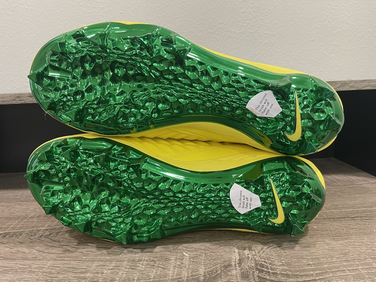 Oregon Ducks Player Issued Force Savage Pro 2 Mid Football Cleats Mens Size 13.5 Oregon Ducks Player Issued Force Savage Pro 2 Mid Football  main image 4