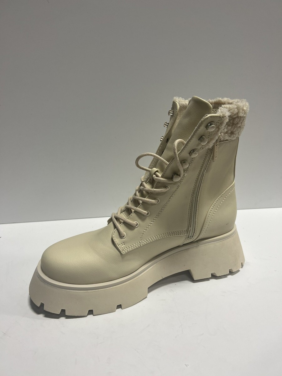 Sam Edelman Womens Circus Larsa Boot Ivory Size M