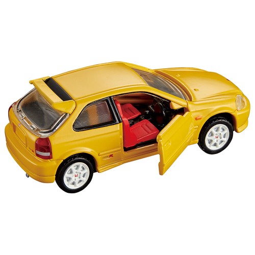 Tomica Premium 37 Honda Civic Type R 1/62 Tomy 2020 aug nuevo coche diecast amarillo - Imagen 8 de 9