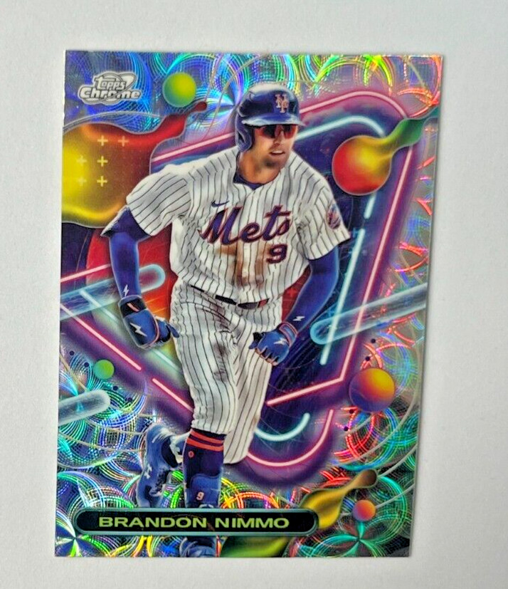 2023 Topps Cosmic BRANDON NIMMO Nucleus Refractor #175 Mets