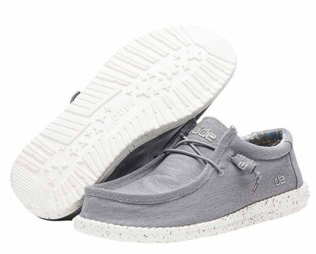 Hey Dude Mens Wally Stretch Iron Size 