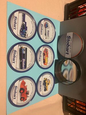 Atlas Editions * World of Stobart Untersetzer in Dose * NEU 