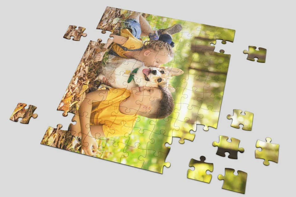 PUZZLE PERSONALIZADO foto, 7,8"x11,5"-120 PEÇAS, melhor presente - Imagem 2 de 4