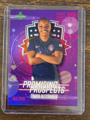 2022 Parkside NWSL Tinaya Alexander Promising Prospects Purple #/500 RC Spirit