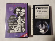 THE BRIDE WALKS OUT BETA BETAMAX TAPE IN CLAMSHELL CASE BARBARA STANWYCK