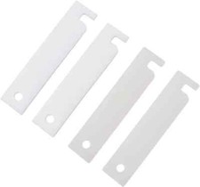 4PCS WE3M51 WE3M52 Clothes Dryer Teflon and Nylon Drum Bearing Slide Replacement