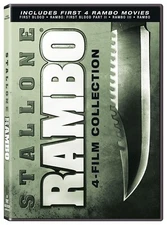 RAMBO - 4-film collection, DVD, New,free shipping