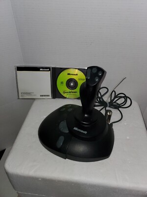 Microsoft SideWinder Precision Pro Joystick PC Flight Simulator UNTESTED