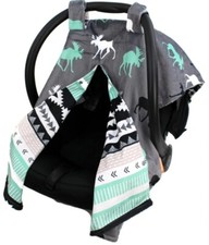 Dear baby gear baby car seat canopy, Reversible, Soft, warm