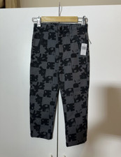 Disney Parks Mickey Mouse Black/Grey Casual Dressy Pants Jeans Boy's Size 4 NWT
