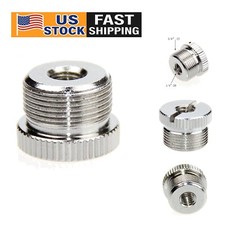 5/8-Inch-27 Male to 1/4-Inch-20 Female Mic Screw Adapter - Durable  Lightweight