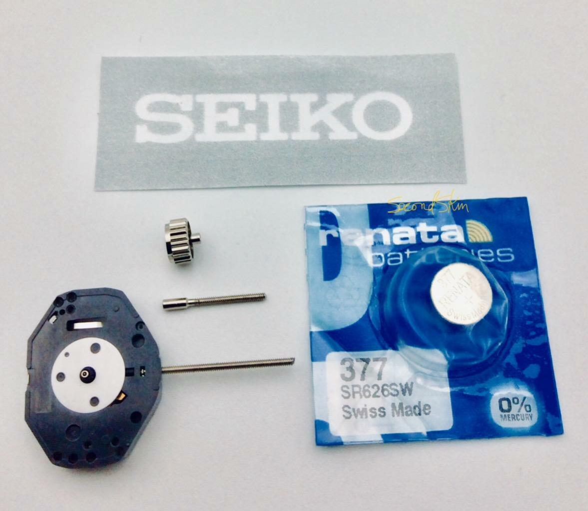 10 New SEIKO Japan PC21 Movement PC21J 10 Stem 10 Crown 10 Extender 10