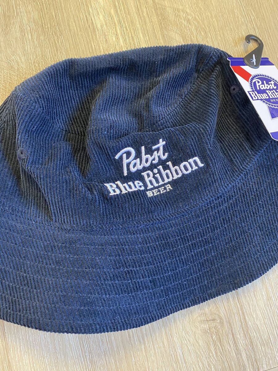 Brand New Pabst Blue Ribbon PBR Beer Bucket Hat Dark Blue Brand New Pabst Blue Ribbon PBR Beer Bucket Hat Dark Blue