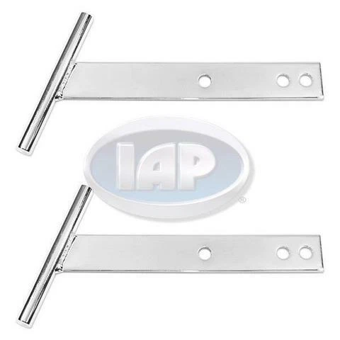 JUEGO COMPLETO PARACHOQUES T BARRAS CROMADAS DELANTERO Y TRASERO VOLKSWAGEN T1 BEETLE BUG 1949-1967 Foto 2 de 2