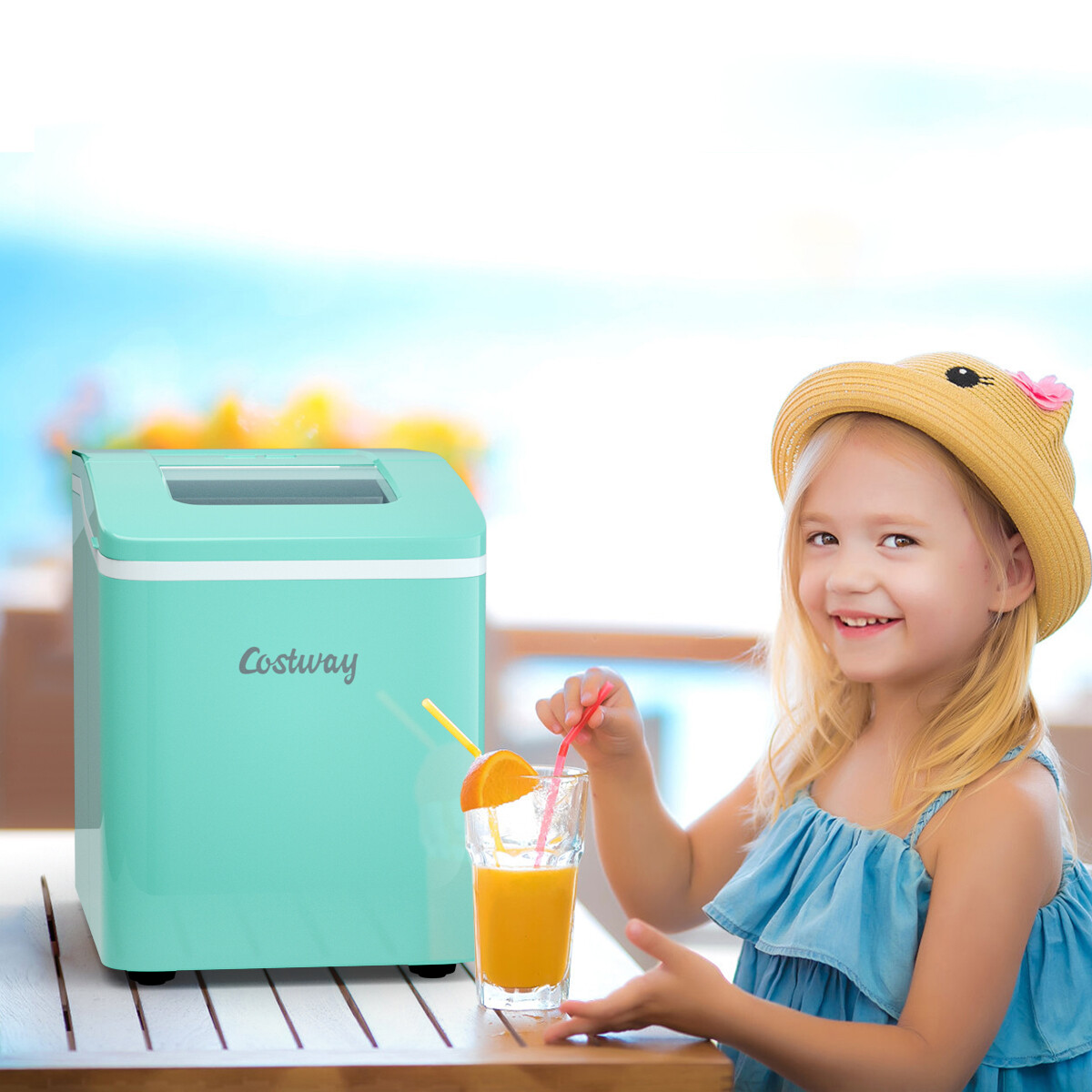 Ice Maker Ice Cube Machine Commercial Ice Tray Makers Bar Countertop