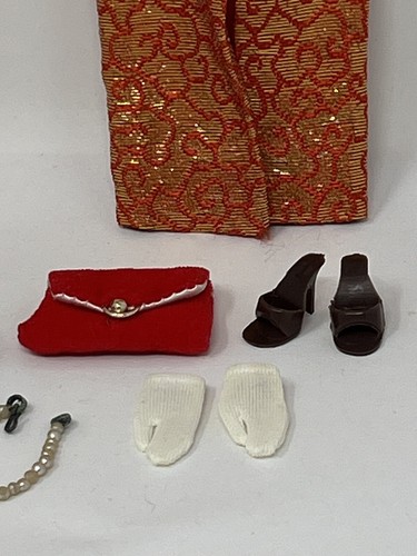 Vintage Barbie Clothes Doll Outfit #992 Golden Elegance Minty! - Picture 21 of 23