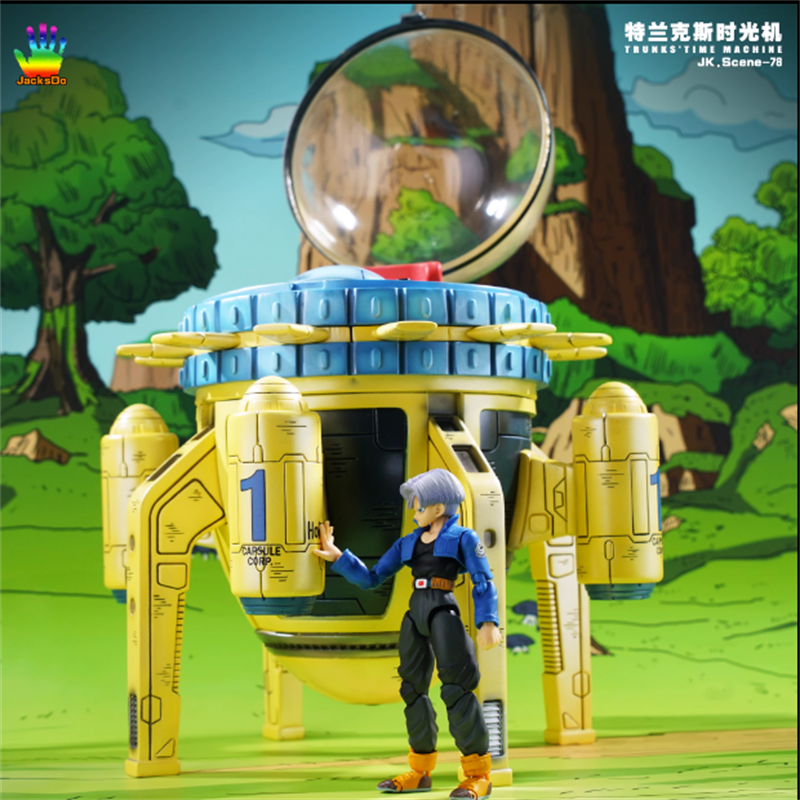 JACKSDO Dragon Ball DBZ TRUNKS' TIME MACHINE GK Resin Model Statue