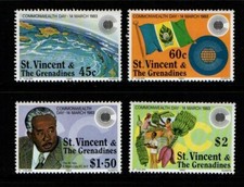 St Vincent and The Grenadines 1983 Commonwealth Day  MNH