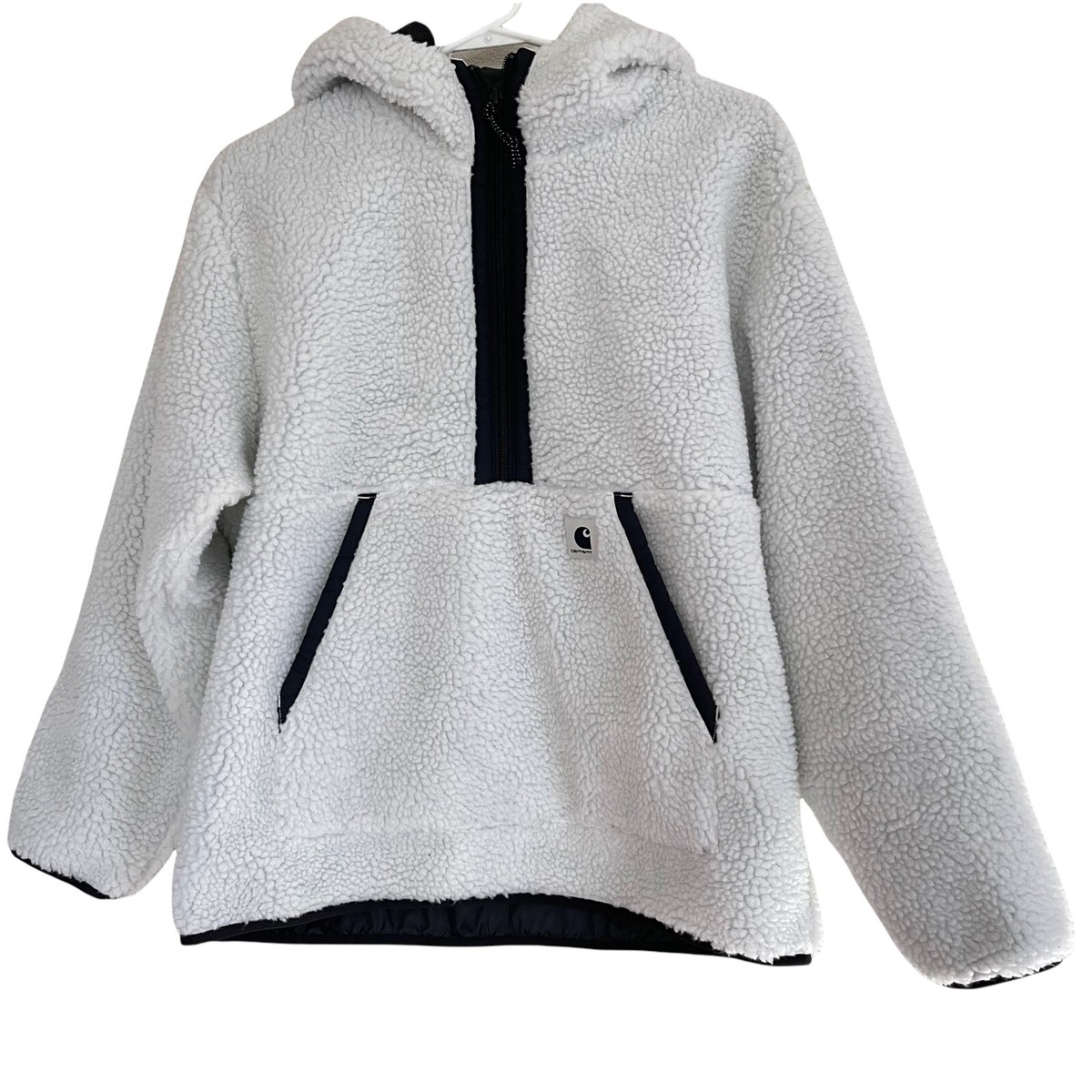 New Carhartt WIP White Loon Liner Hoodie Jacket Small | eBay