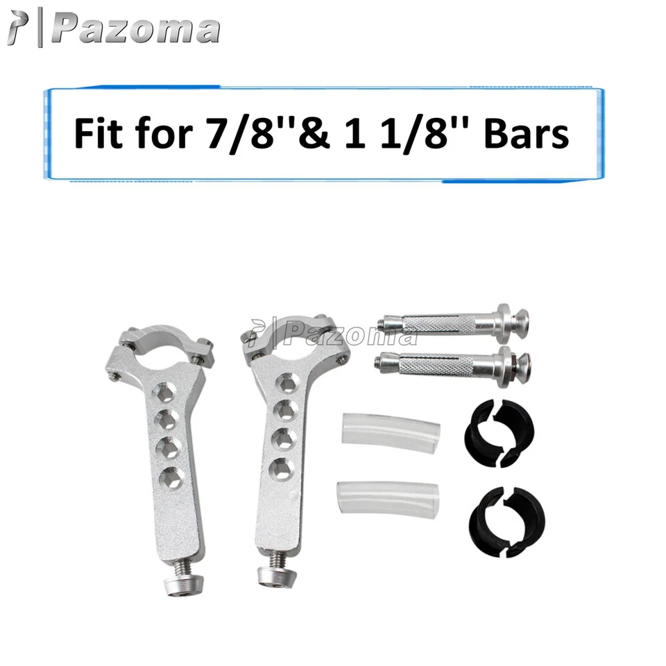 Protectores de manos para moto de cross manillar de 1-1/8 y 7/8" para Honda Yamaha Kawasaki Suzuki Foto 3 de 4