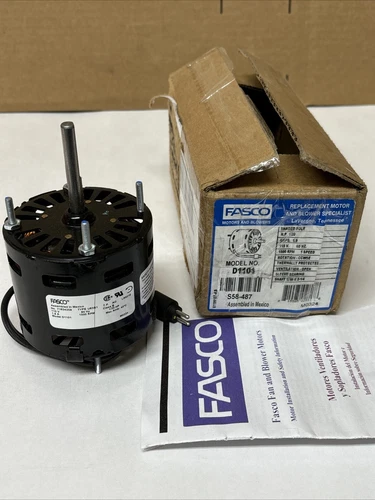 Fasco Motors D1101 HVAC Fan Motor 1/20HP  115V  1500RPM  1.9A 60Hz Genuine OEM