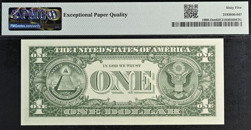 1963 $1 Federal Reserve Note PMG 68EPQ PMG graded district set complete 12 note - Picture 9 of 24