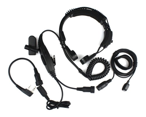 Throat Vibration MIC for KENWOOD Radios PUXING WOUXUN HYT TYT BAOFENG UV5R 888S - Picture 3 of 8