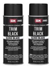 SEM Paints Trim Black  Gloss Trim Black (2 Pack)