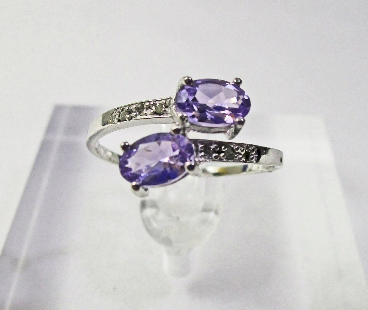Tanzanite Jtv 10 Karat Gold Rings 4/5 Ct Tanzanite Diamond 10Kt