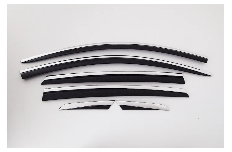 Visera de puerta premium protector de ventilación de lluvia ventana 6 piezas D941 para Kia Optima 2016~2020 Foto 2 de 4
