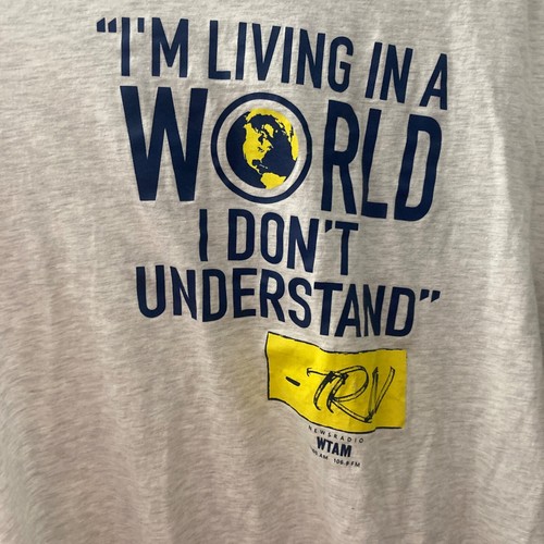 M. Trivisonno 2020 "I’m Living In A World I Don’t Understand" T-Shirt, Men's XL - Picture 6 of 6