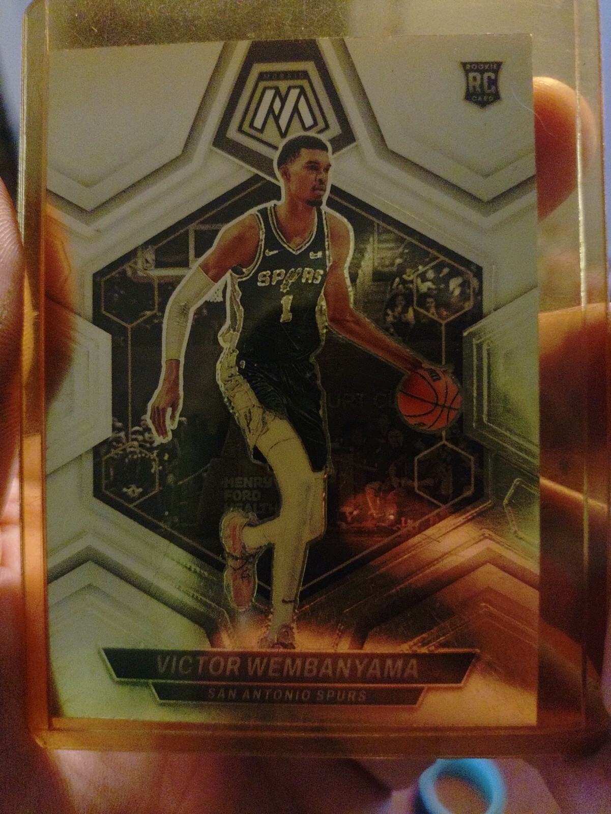 2023-24 Panini Mosaic - Rookies Silver Prizm #238 Victor Wembanyama (RC)