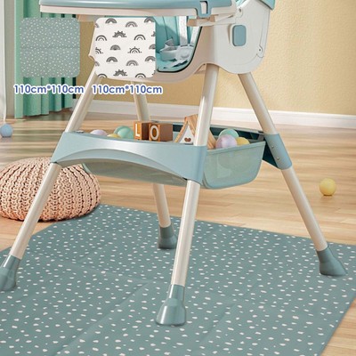 Baby Splat Mat Waterproof Splat Mat Washable Under Highchair Splat Mat tegSG