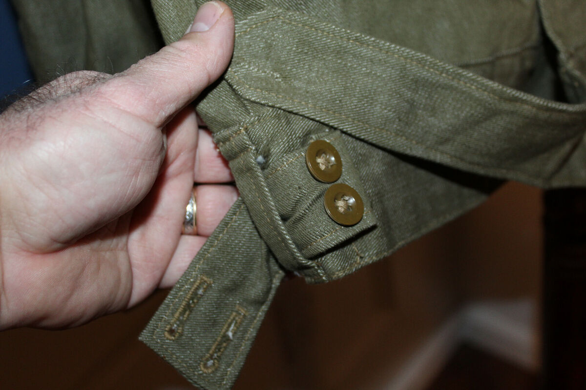 Rare Original & Mint WW2 British Army Denim Green Combat Rare Original & Mint WW2 British Army Denim Green Combat